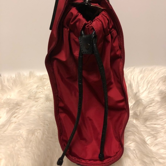 Burberry Buckleigh Red Nylon Tote - Picture 7 of 13